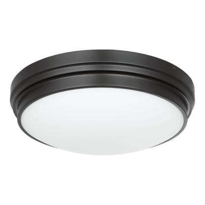 Matteo Lighting Fresh Colonial 17-in Flush Mount Aged Brass