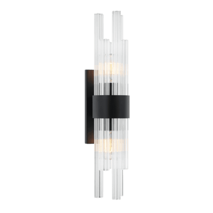 Matteo Lighting Kellan 2-Light 24-in Vanity Black