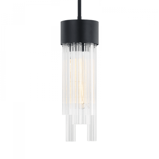 Matteo Lighting Kellan 15-in Pendant Black, Matte Black