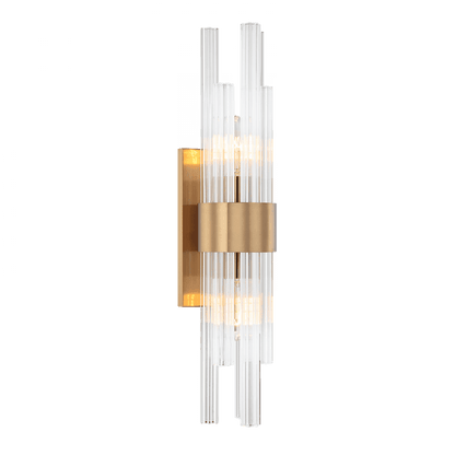 Matteo Lighting Kellan 2-Light 24-in Vanity Brass, Aged Brass