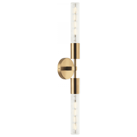 Matteo Lighting Lumiere 2-Light Vanity Brass, Aged Brass