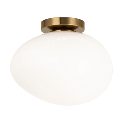 Matteo Lighting Melotte 11-in Wall Sconce/Ceiling Mount Aged Gold Brass