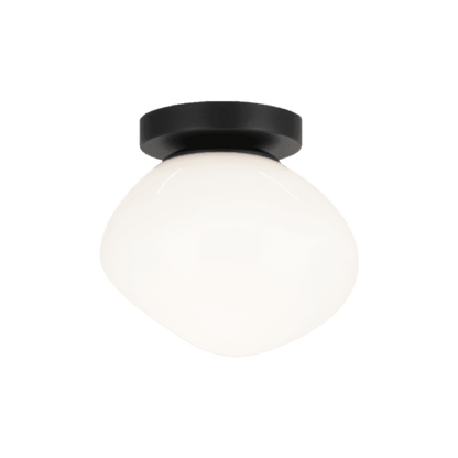 Matteo Lighting Melotte 8-in Wall Sconce/Ceiling Mount Black