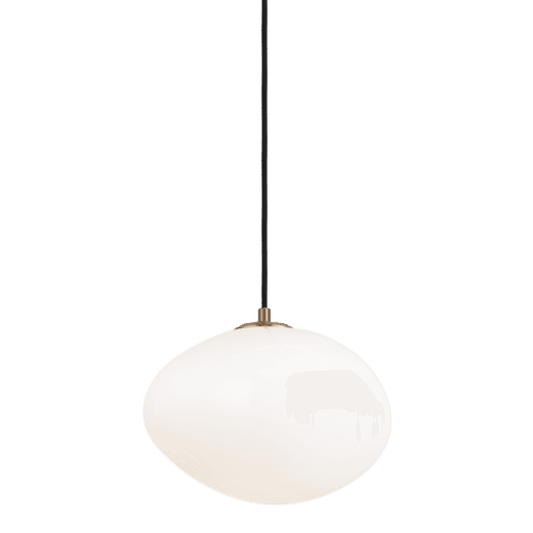 Matteo Lighting Melotte 11-in Pendant Aged Gold Brass