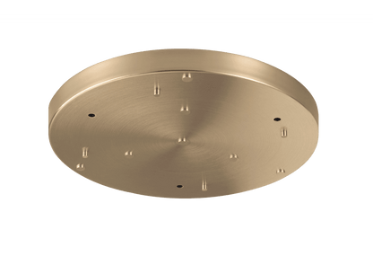 Matteo Lighting 17-in Multi Ceiling Canopy (Low Voltage) Gold, Oxidized Rose