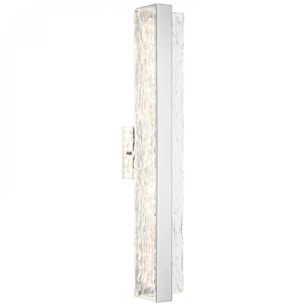 Matteo Lighting Niagara Bath Vanity Light, 1-Light, LED, Chrome, 24"H (S02024CH 305XTVP)