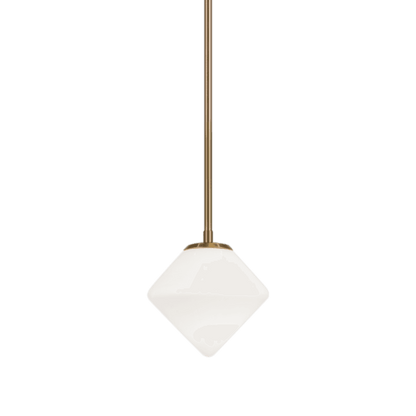 Matteo Lighting Novo 1-Light Pendant Aged Gold Brass