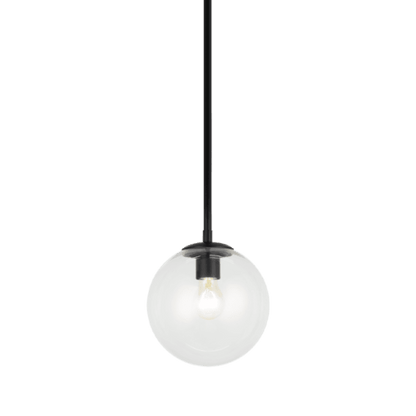 Matteo Lighting Novo 1-Light Globe Pendant Black