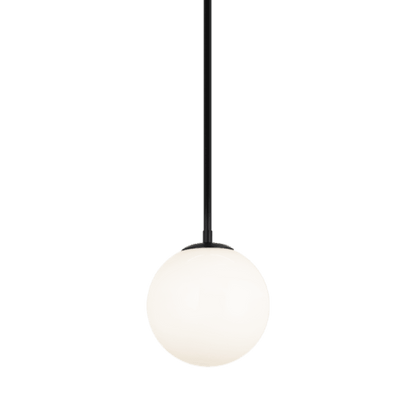 Matteo Lighting Novo 1-Light Globe Pendant Black