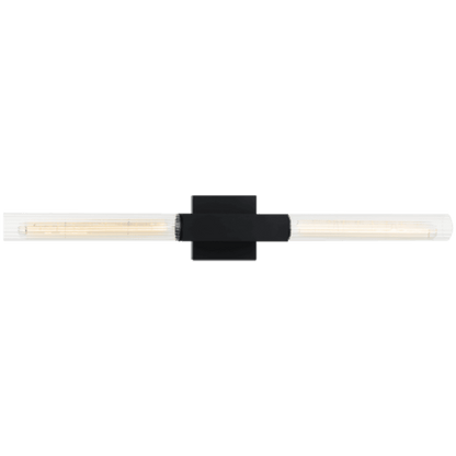 Matteo Lighting Odelle 29-in Vanity Light Matte Black
