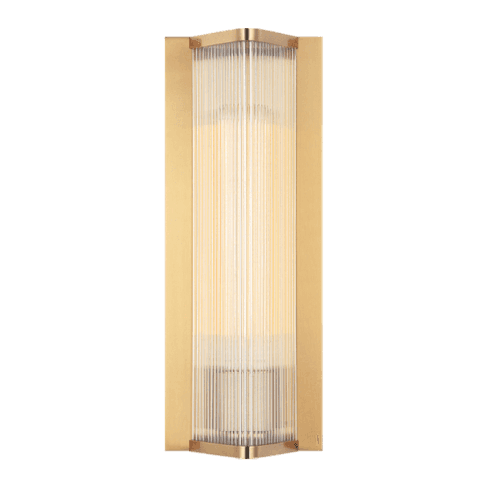 Matteo Lighting Palmira LED Wall Sconce Aged Gold Brass