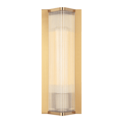 Matteo Lighting Palmira LED Wall Sconce Aged Gold Brass