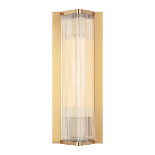 Matteo Lighting Palmira LED Wall Sconce Aged Gold Brass