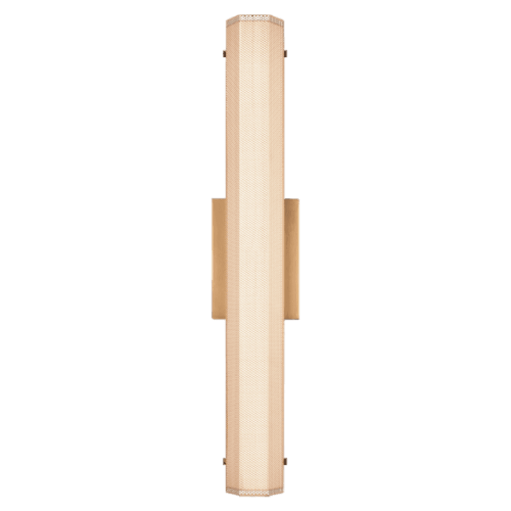 Matteo Lighting Pelermos 24-in LED Bath Vanity Light Aged Gold Brass
