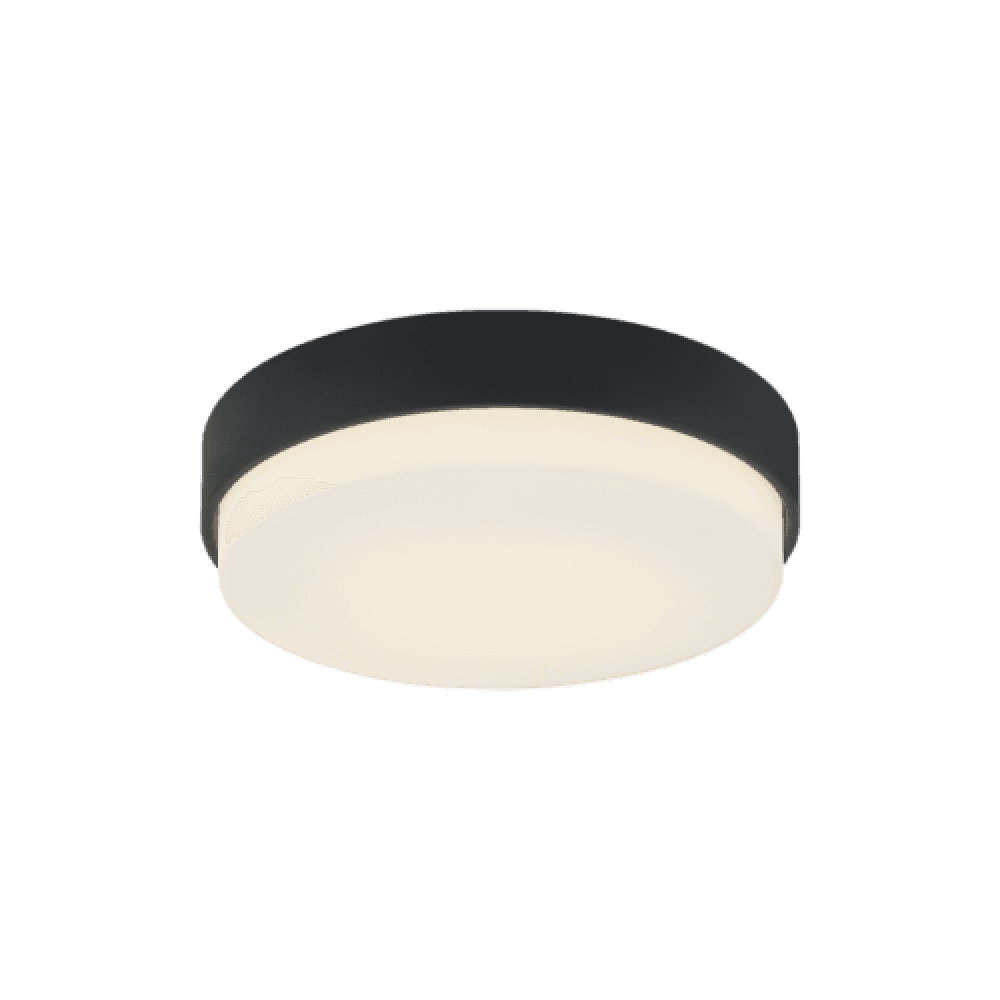 Matteo Lighting Quintz 15-in LED Flush Mount Matte Black