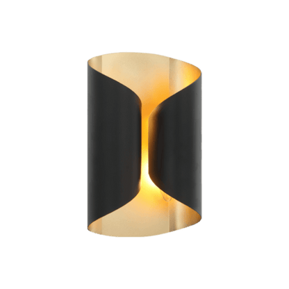 Matteo Lighting Ripcurl 11-in Wall Sconce Matte Black