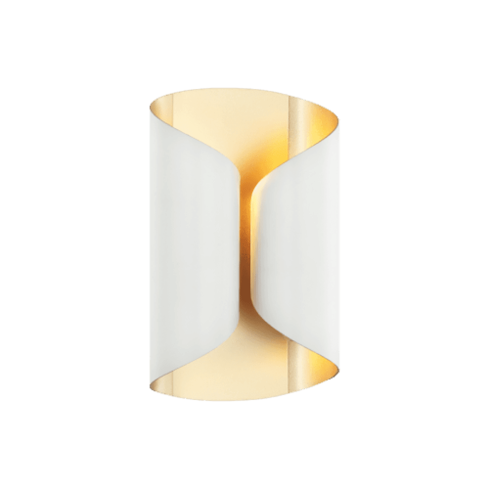 Matteo Lighting Ripcurl 11-in Wall Sconce White