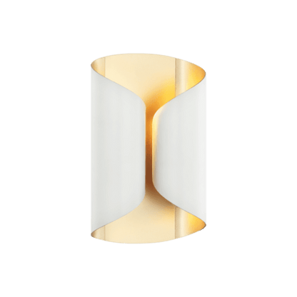 Matteo Lighting Ripcurl 11-in Wall Sconce White