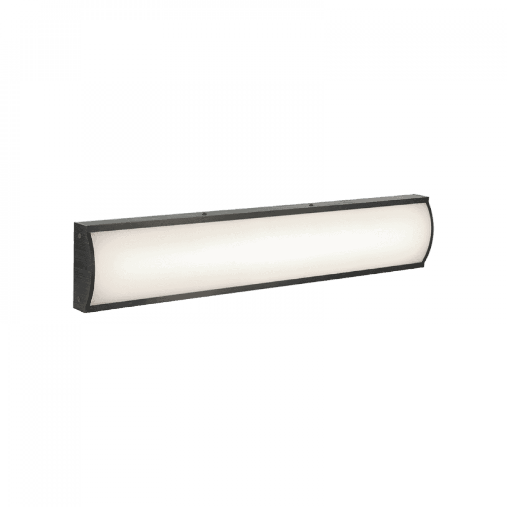 Matteo Lighting Semmie Bath Vanity Light, 1-Light, LED, Black, 23.65"W (S00924OB 305XQYX)