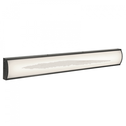 Matteo Lighting Semmie 34-in LED Vanity Light Black, Oxidized Black