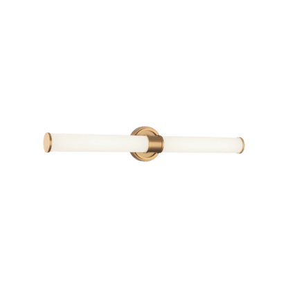 Matteo Lighting Steveston 26-in LED Vanity Aged Gold Brass