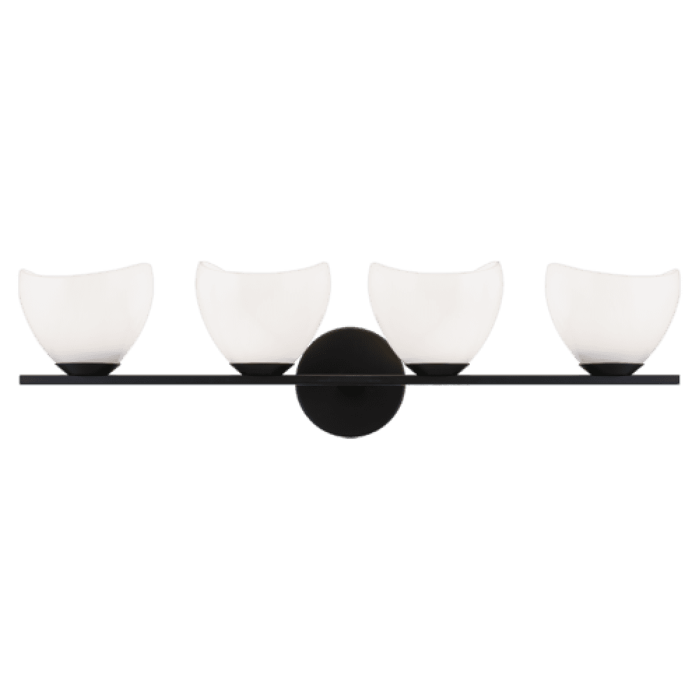 Matteo Lighting Uptowne 4-Light Vanity Black