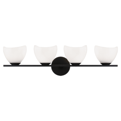 Matteo Lighting Uptowne 4-Light Vanity Black