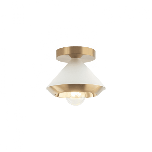 Matteo Lighting Velax 1-Light Flush Mount White