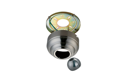 Visual Comfort Fan Slope Ceiling Canopy Kit Brushed Steel