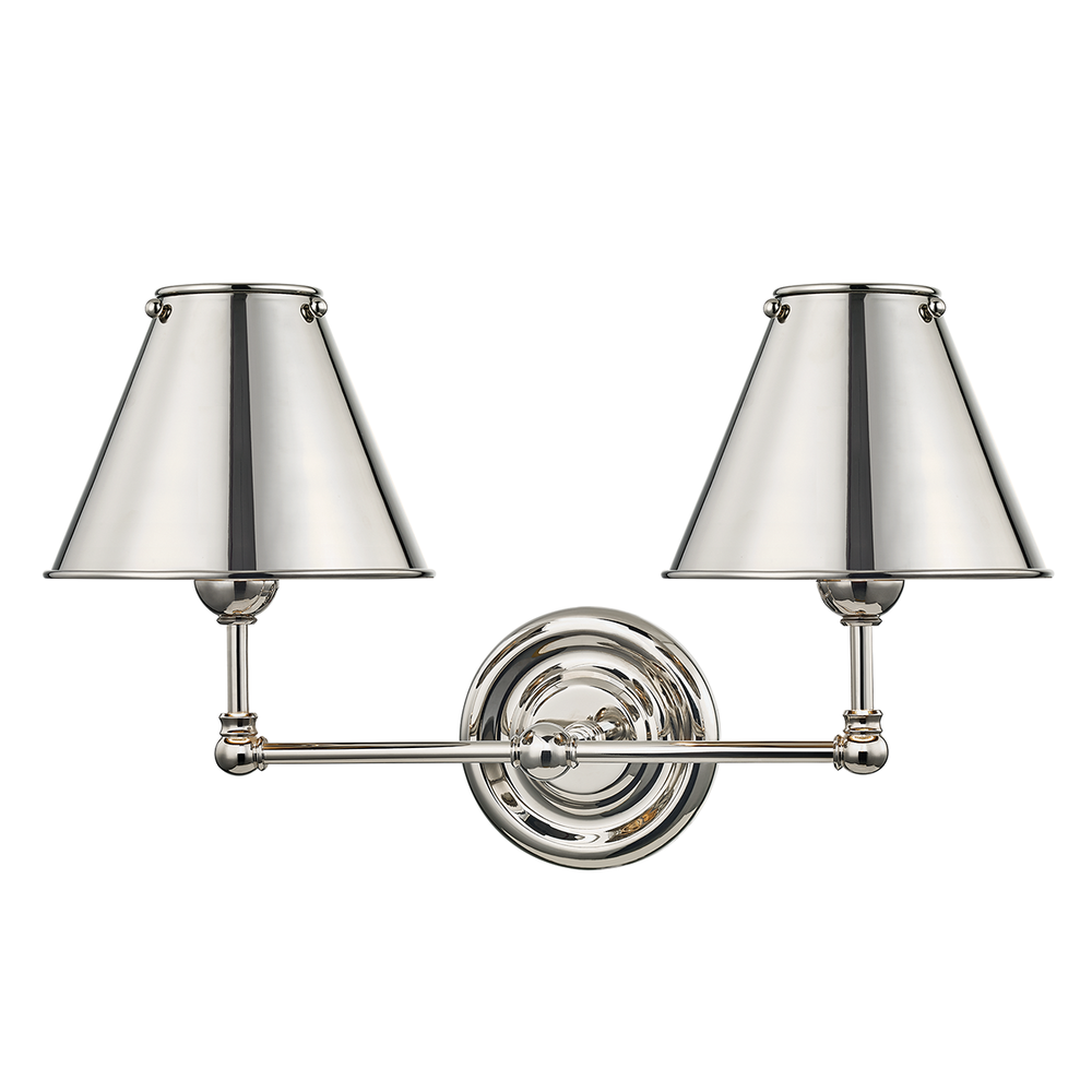 Hudson Valley Classic No.1 Wall Sconce Polished Nickel