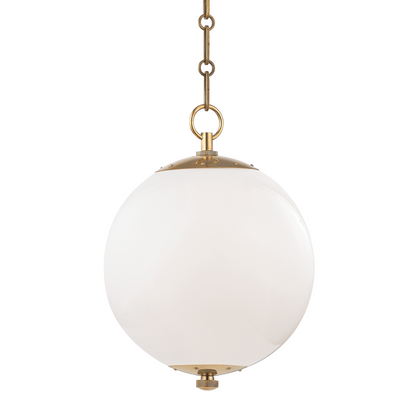 Hudson Valley Sphere No.1 Pendant Antique Brass