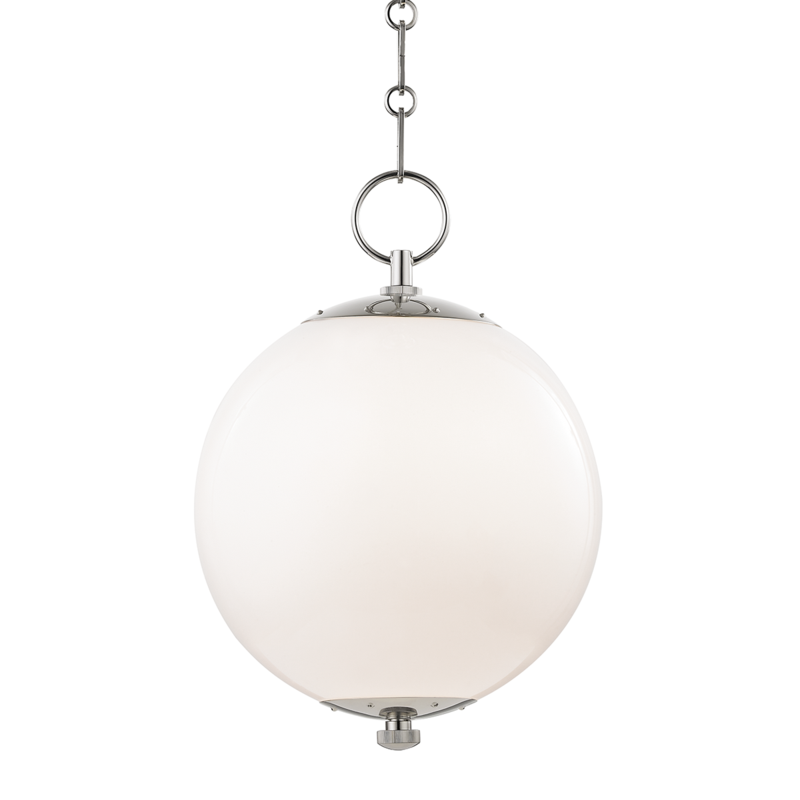 Hudson Valley Sphere No.1 Pendant Polished Nickel