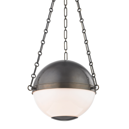Hudson Valley Sphere No.2 Pendant Distressed Bronze