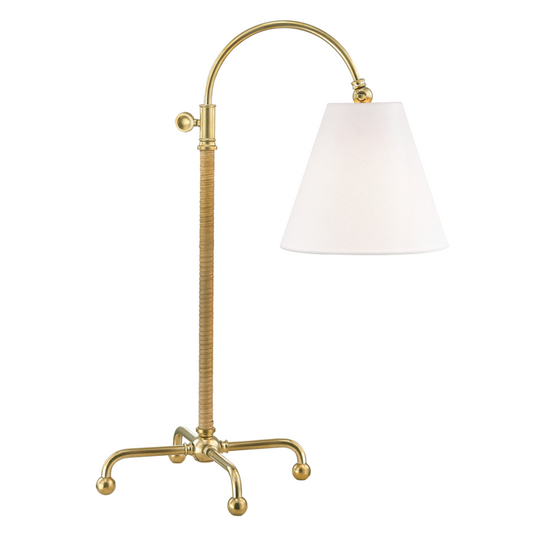 Hudson Valley Curves No.1 Table Lamp Antique Brass