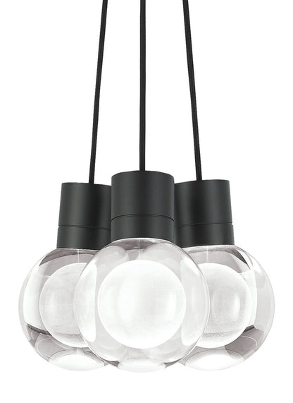 Visual Comfort Modern Mina Pendant Black