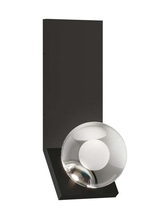 Visual Comfort Modern Mina Wall Sconce Black, Nightshade Black