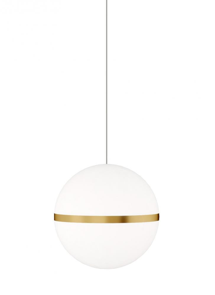 Visual Comfort Modern Mini Hanea Pendant Brass