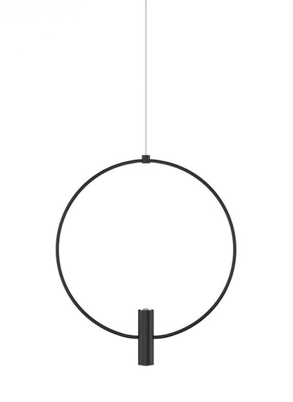 Visual Comfort Modern Mini Layla Pendant Black, Nightshade Black