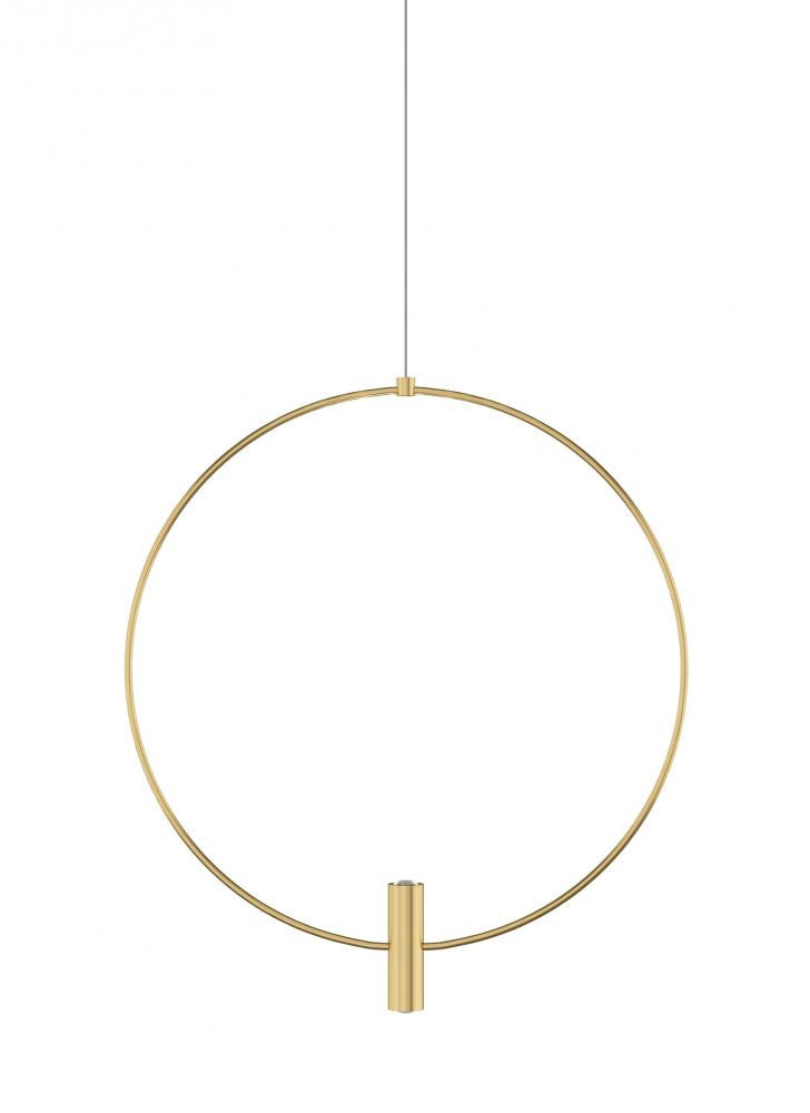 Visual Comfort Modern Mini Layla Pendant Black, Nightshade Black
