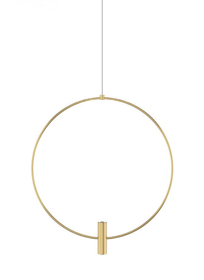 Visual Comfort Modern Mini Layla Pendant Black, Nightshade Black