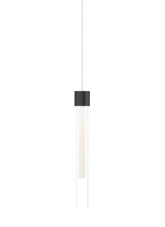 Visual Comfort Modern Mini Linger Pendant Nickel, Satin Nickel