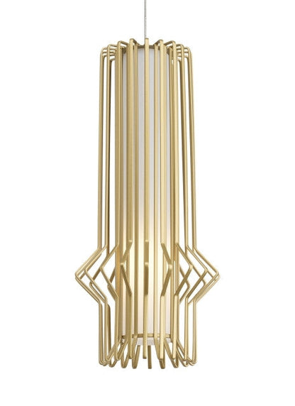 Mini Syrma Pendant FreeJack Satin Gold LED
