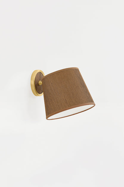 Mitzi by Hudson Valley Lighting Abeni Wall Sconce in Aged Brass, detail view 2
