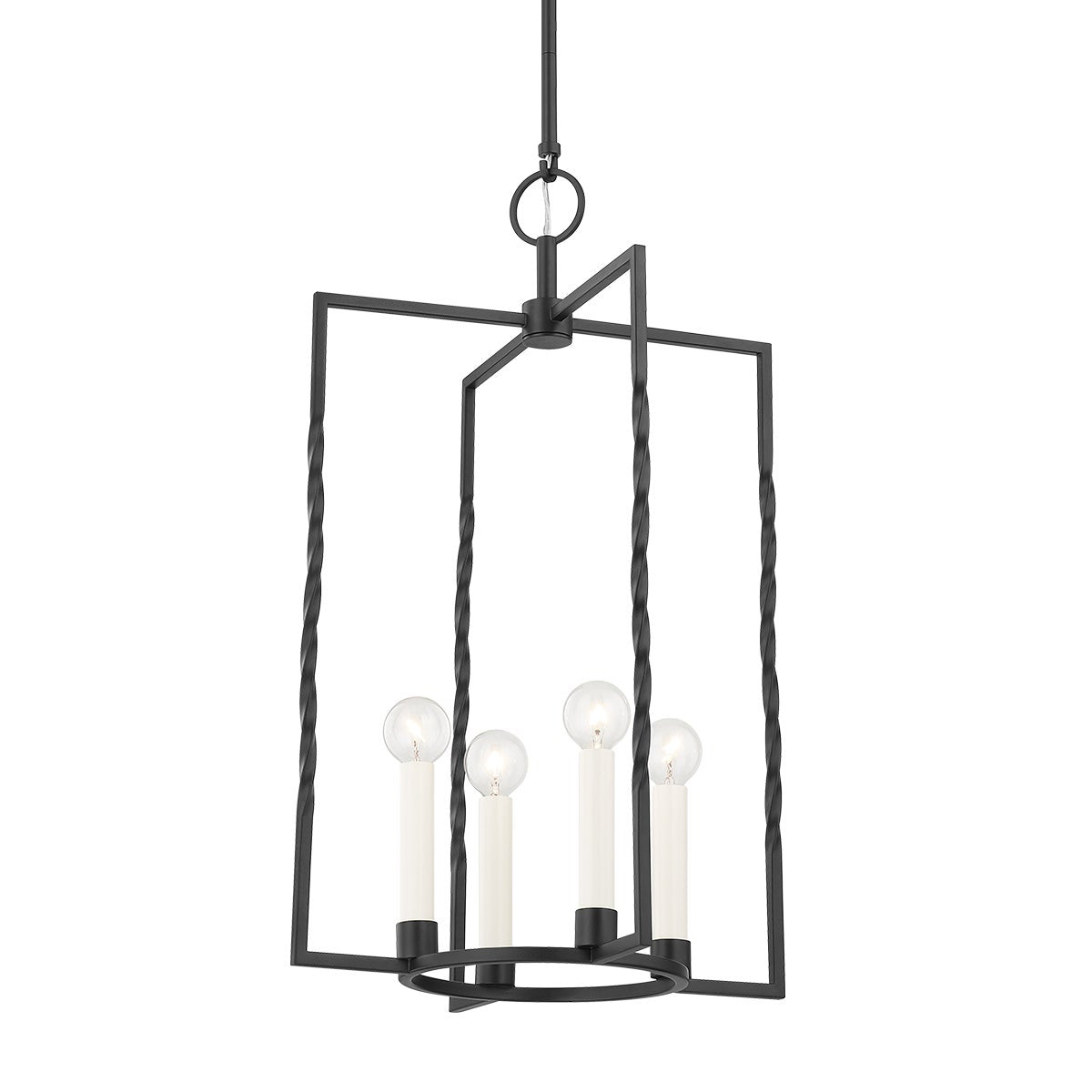 Mitzi by Hudson Valley Lighting Adelaide Large Lantern in Textured Black