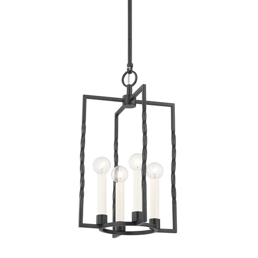 Mitzi by Hudson Valley Lighting Adelaide Small Lantern in Textured Black