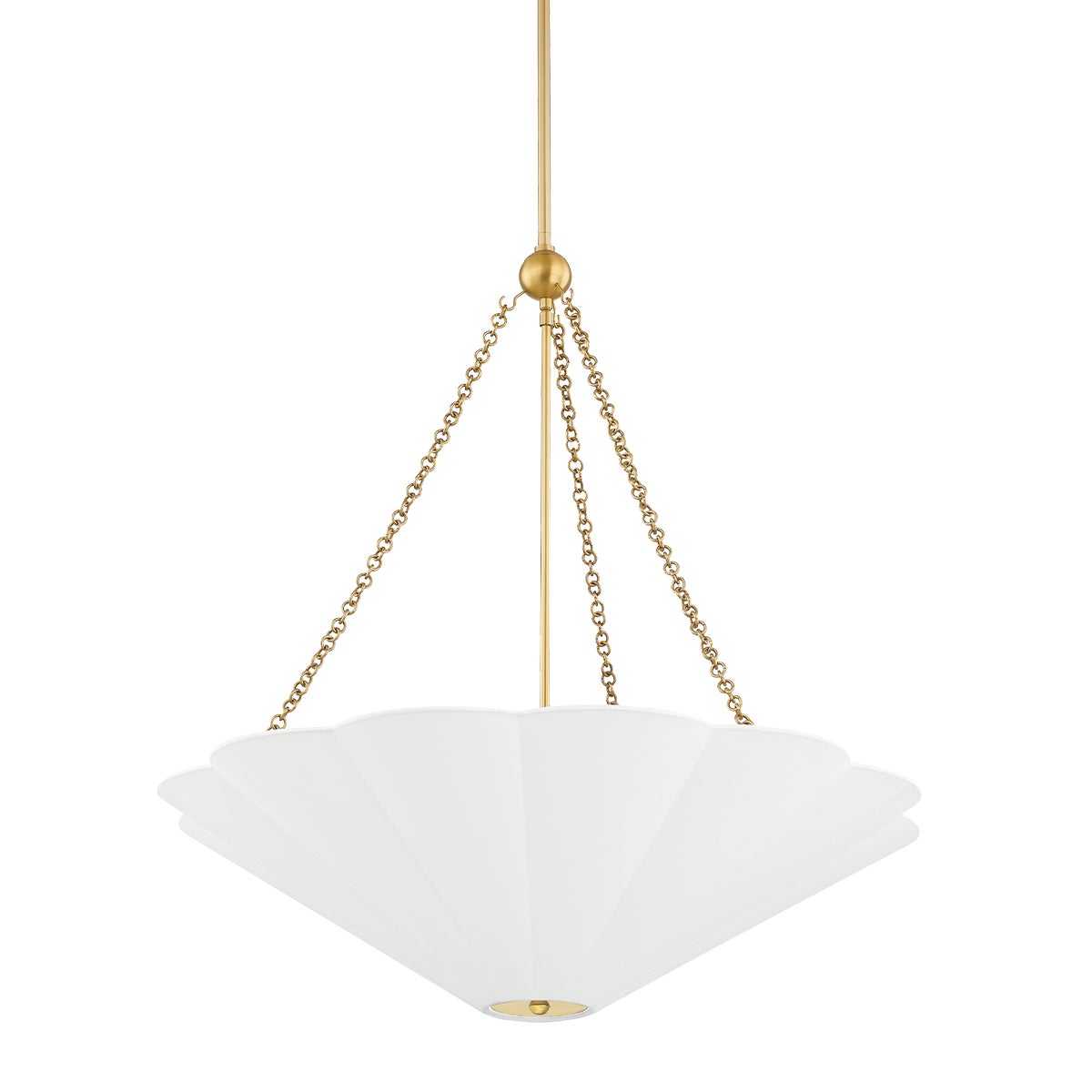 Mitzi by Hudson Valley Lighting Alana Pendant in Aged Brass