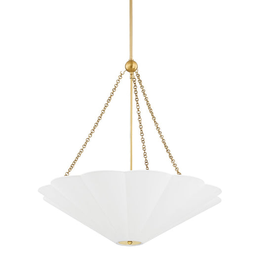 Mitzi by Hudson Valley Lighting Alana Pendant in Aged Brass