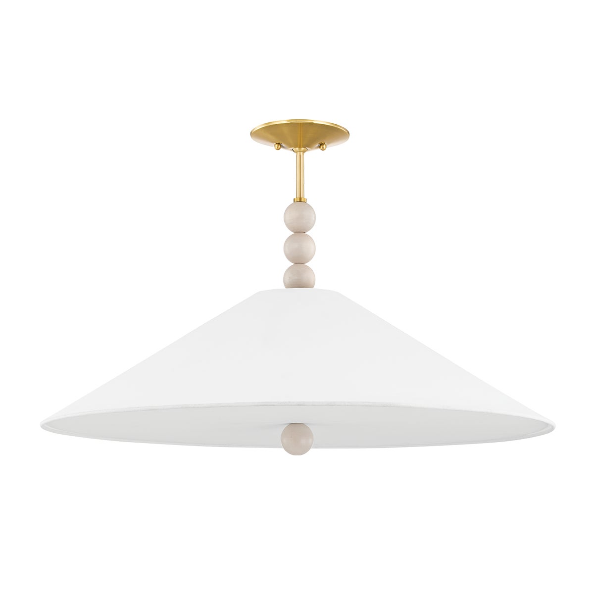 Mitzi by Hudson Valley Lighting Alexis 3-Light Pendant in Aged Brass