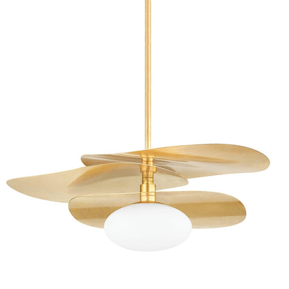 Mitzi by Hudson Valley Lighting Allida Pendant in Vintage Gold Leaf