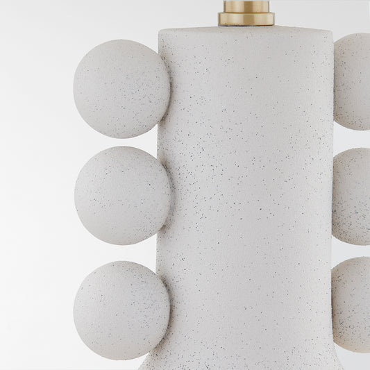 Mitzi by Hudson Valley Lighting Amalia Table Lamp in Aged Brass, detail view 1